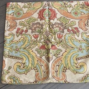 Set of 2, Pottery Barn Green and Tan 20 inch Pillow Covers